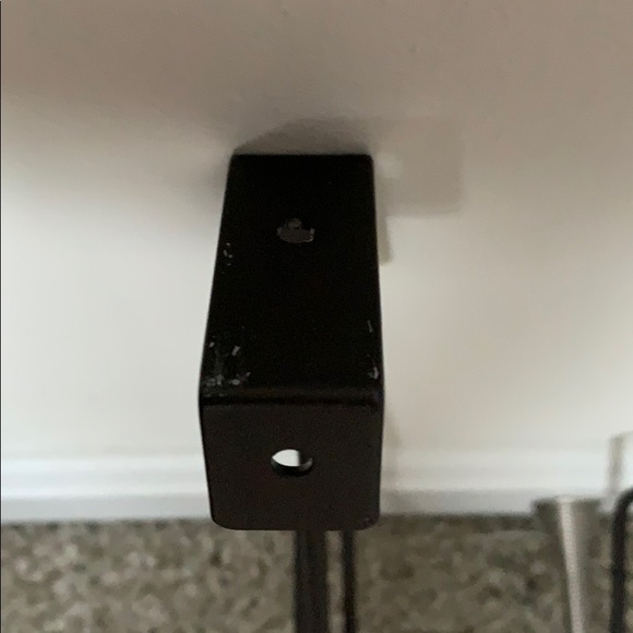 6 Hook Metal Over The Door Coat Hanger Black - Picture 8 of 8